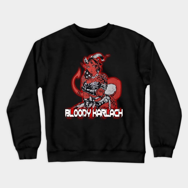 Bloody Karlach Baldurs Gate 3 Crewneck Sweatshirt by Pharaoh Shop